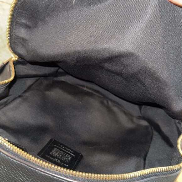 Coach Colorblock Charlie Pebbled Leather Backpack - Picture 10 of 17